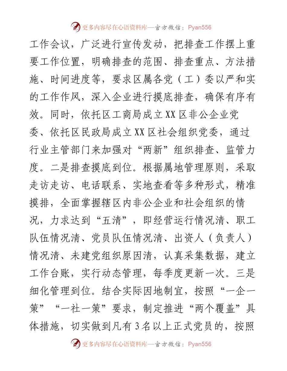 032411两新组织党建专项活动总结.docx_第2页