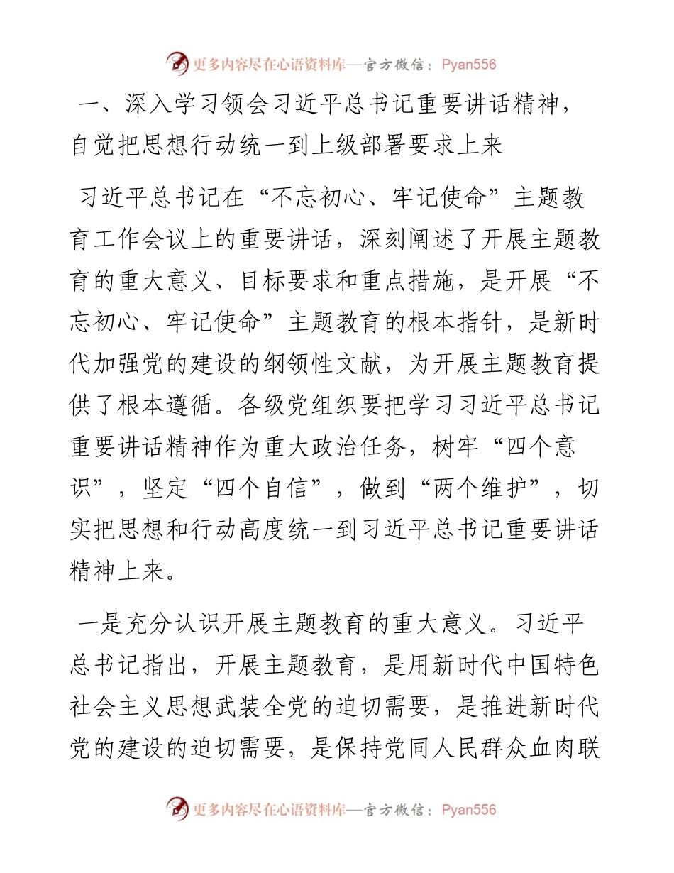 0616在“不忘初心、牢记使命”主题教育工作会议上的讲话.docx_第2页