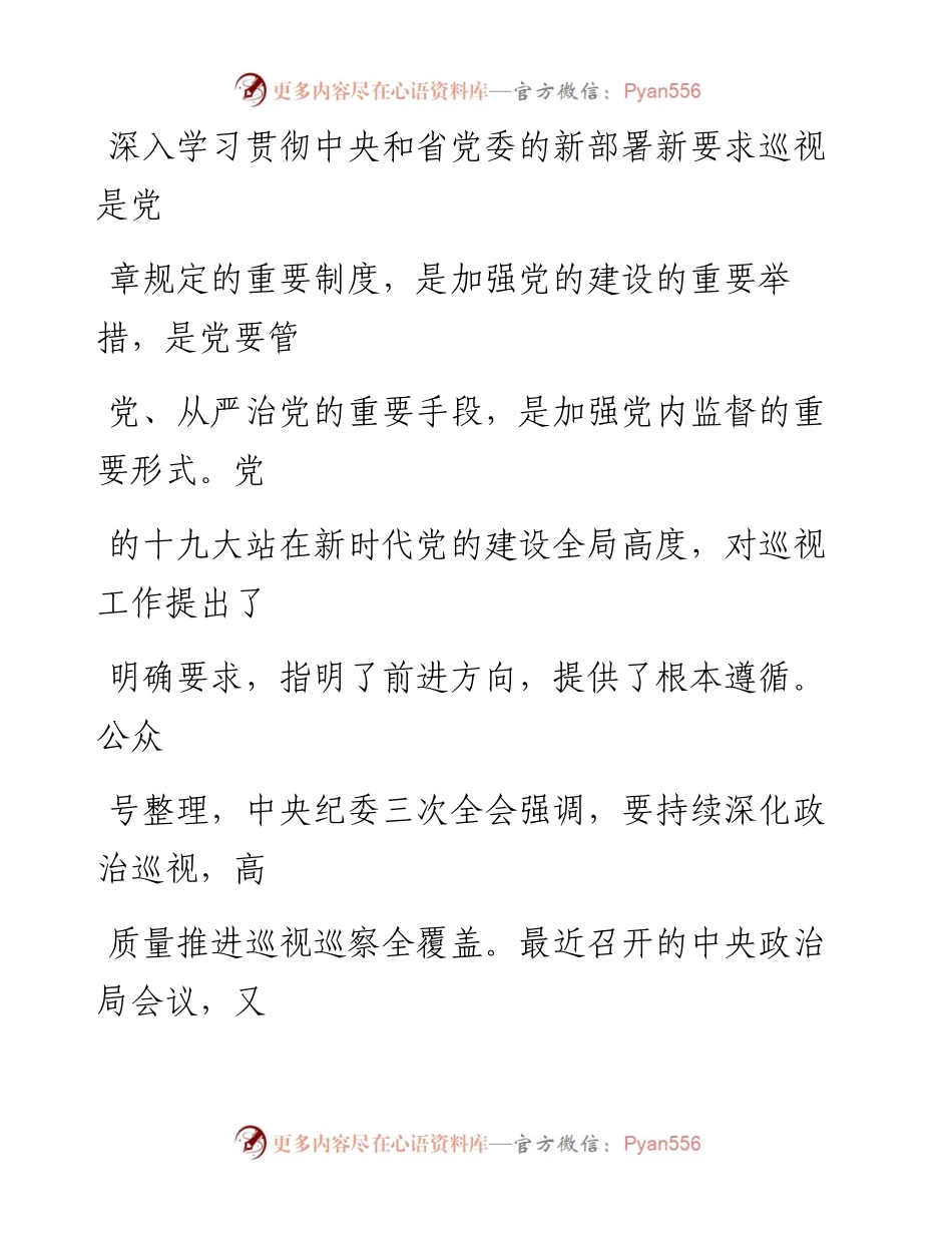 0915笔友分享巡视组长在巡视工作动员会上的讲话稿.docx_第2页