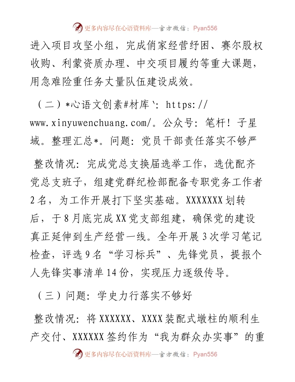 011911：公司党总支书记度党组织书记履行全面从严治党和抓基层党建责任述职报告.docx_第2页