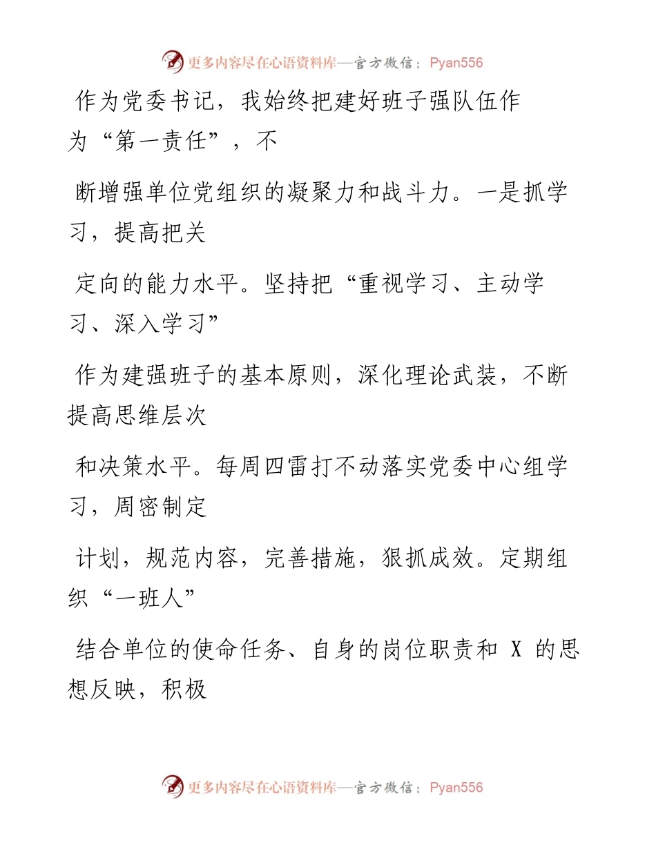 0304笔友分享党委书记述职报告.docx_第2页