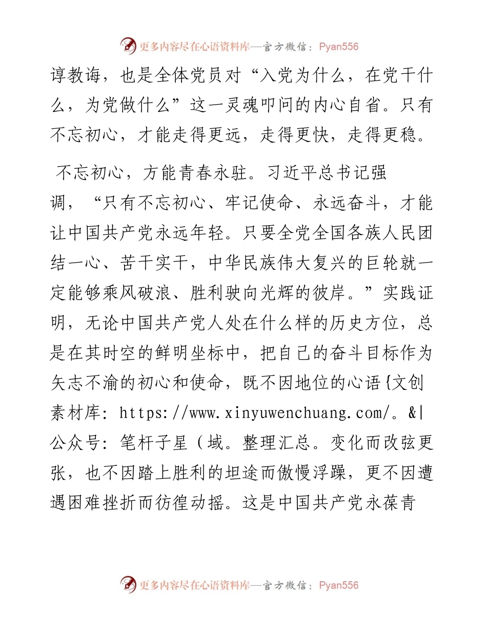 0331不忘初心牢记使命主题教育演讲稿两篇.docx_第2页