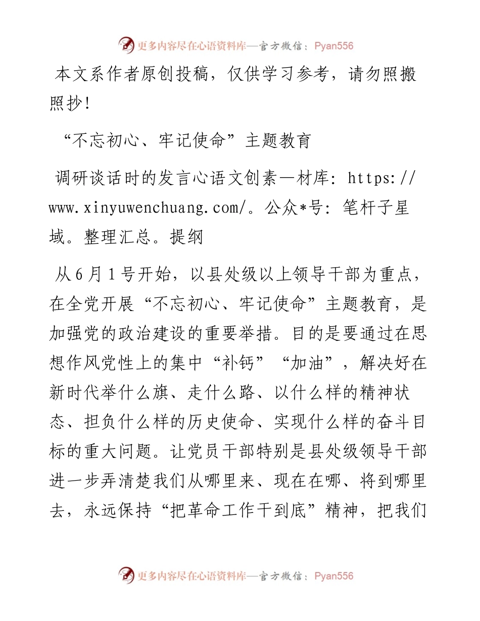 062906不忘初心牢记使命研讨发言.docx_第1页