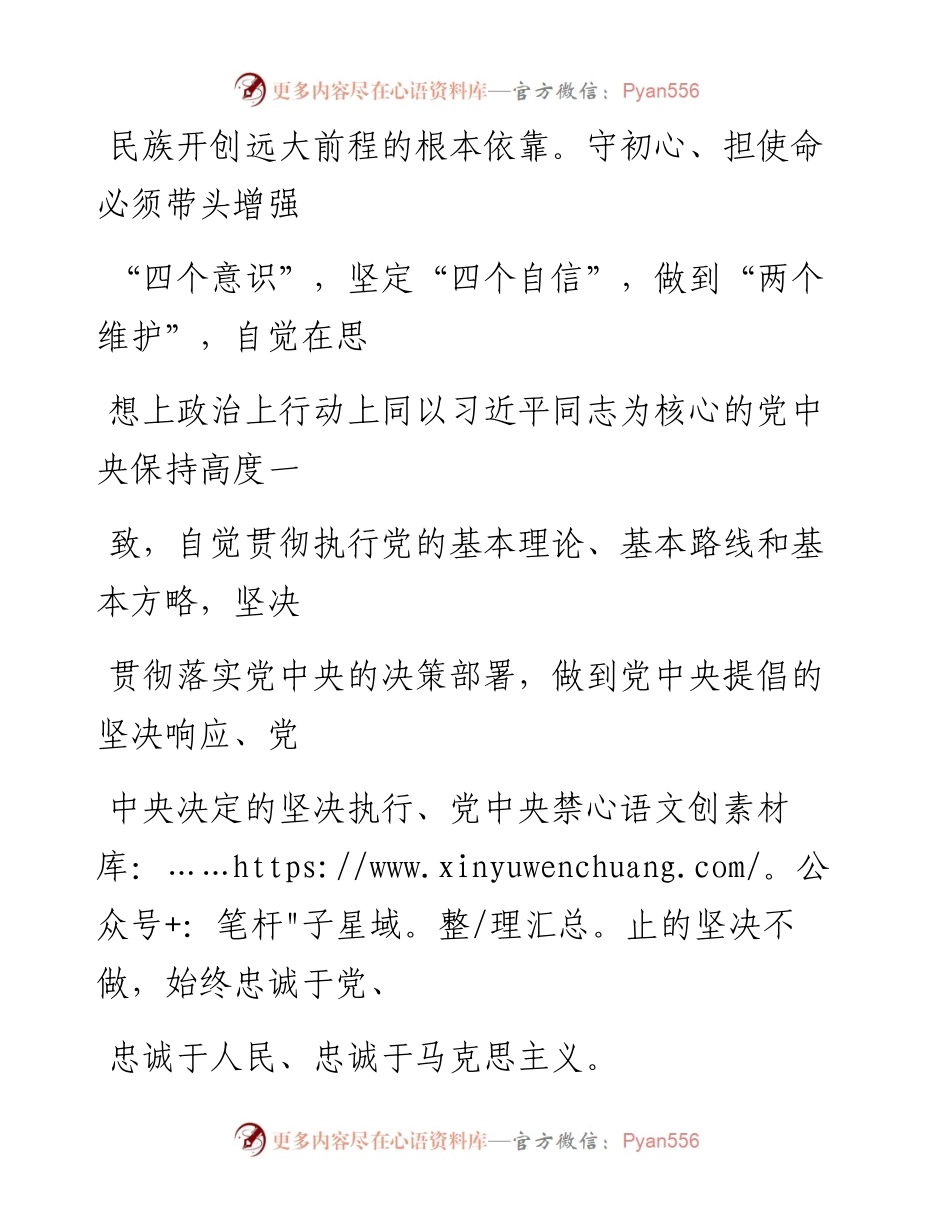 0906笔友分享不忘初心牢记使命主题教育研讨发言.docx_第2页
