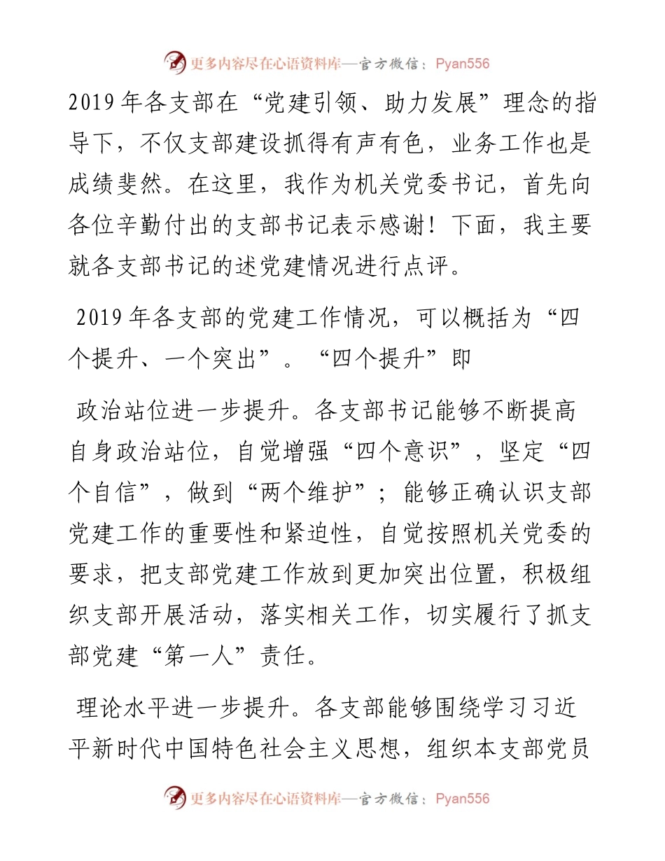 012306-党组织书记抓基层党建述职点评.docx_第2页