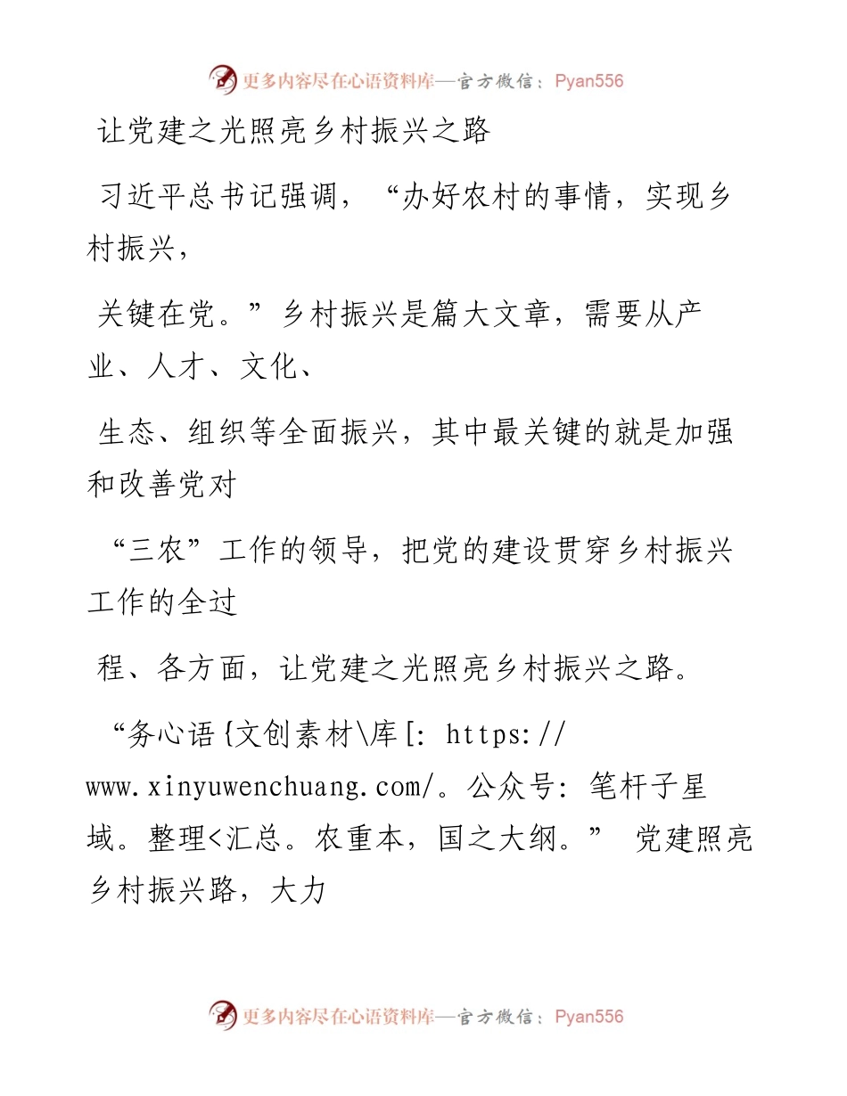 0522让党建之光照亮乡村振兴之路.docx_第1页