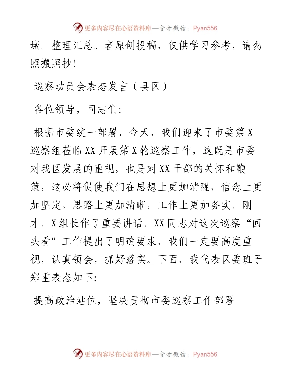 040804-巡察组动员会讲话汇编10篇.docx_第2页