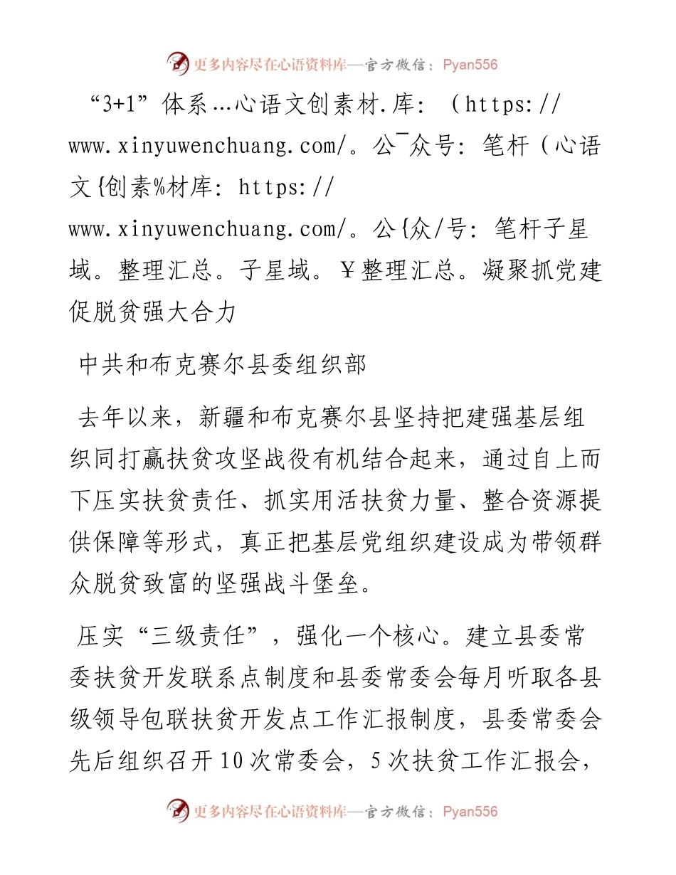 0606“3+1”体系凝聚抓党建促脱贫强大合.docx_第1页