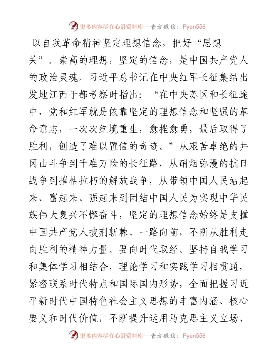 080205牢记初心使命推进自我革命学习研讨发言2.docx_第2页