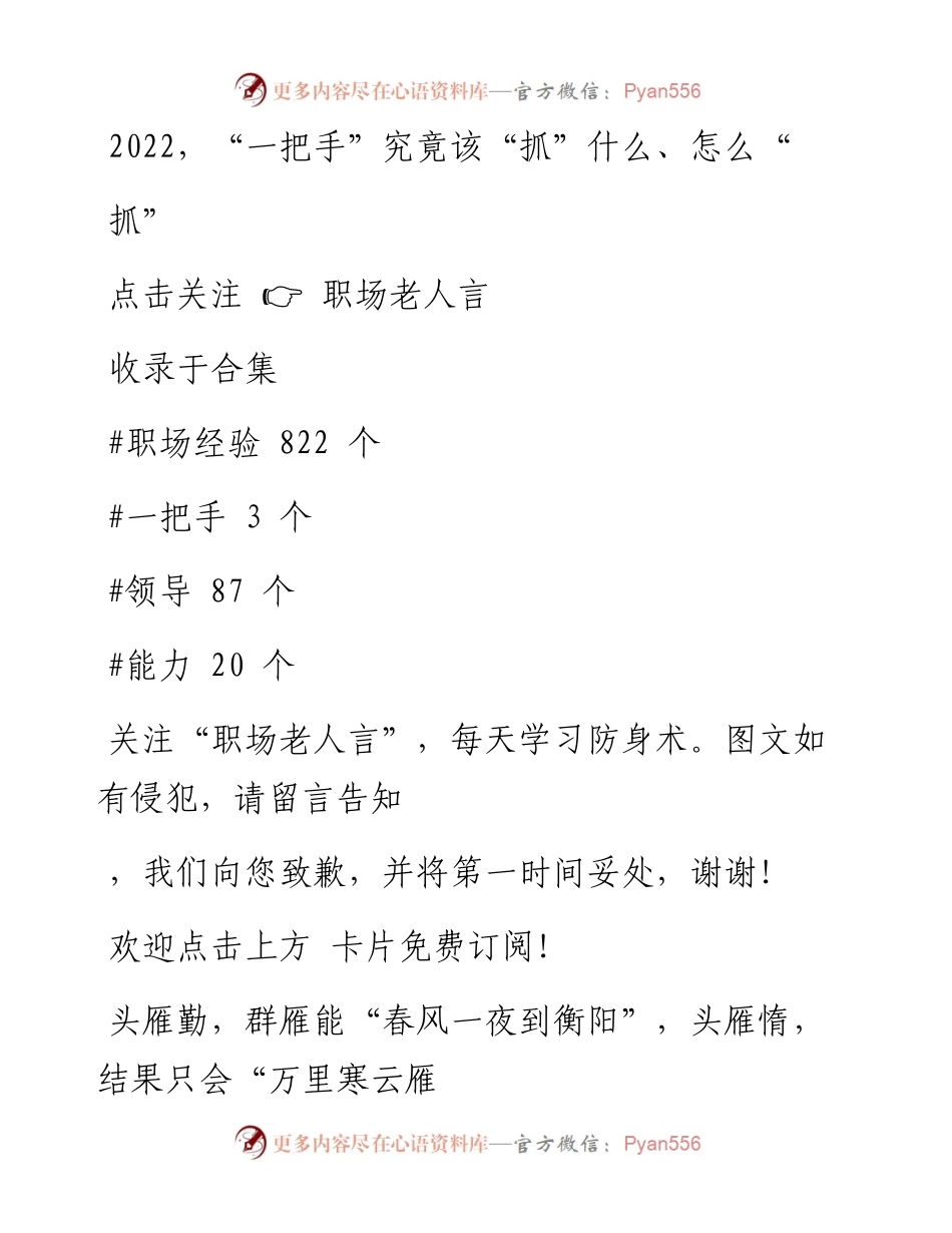 -02-03 ，“一把手”究竟该“抓”什么、怎么“抓”.docx_第1页