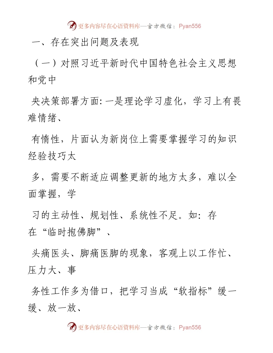 0817笔友分享在不忘初心牢记使命主题教育专题民主生活会上的发言.docx_第2页