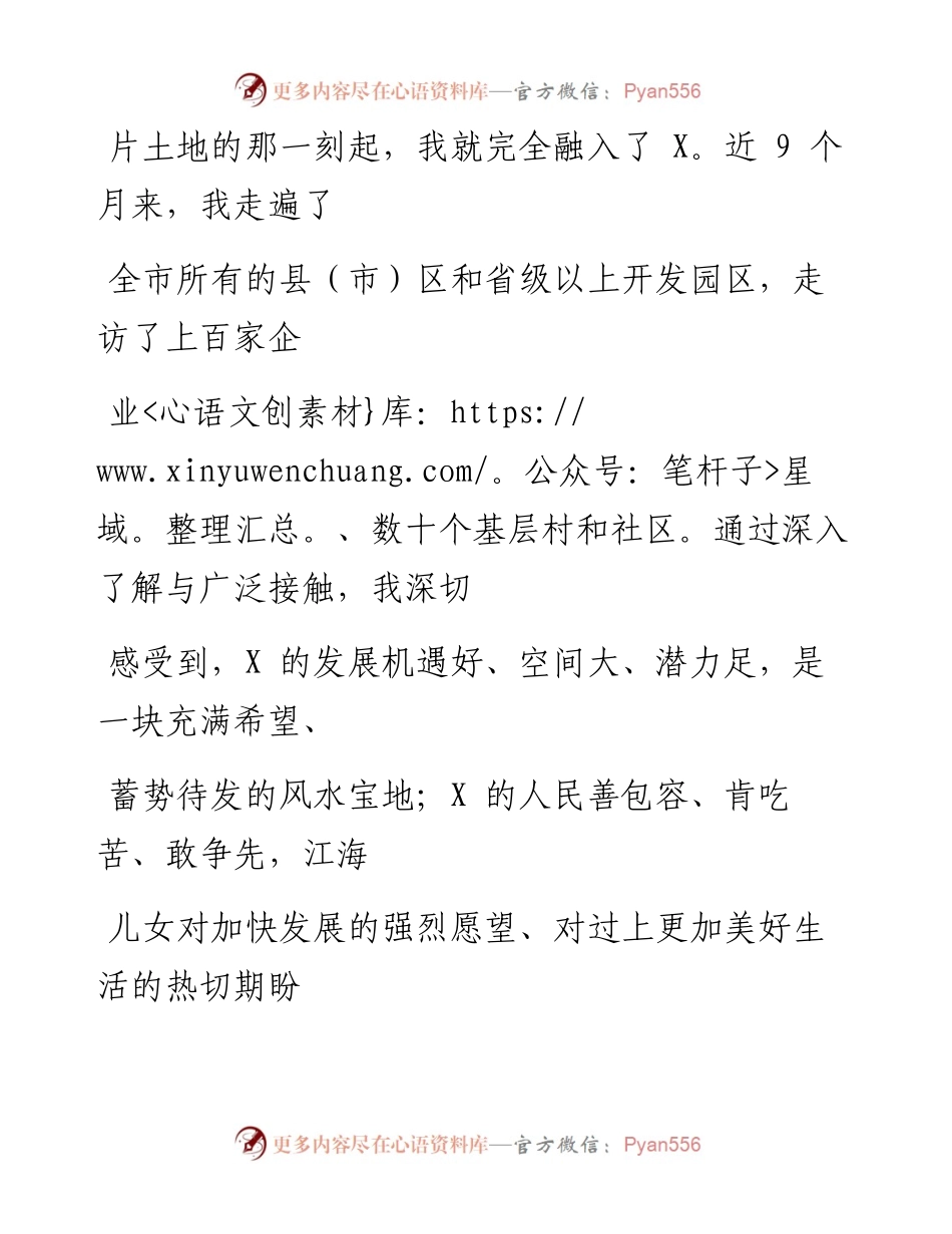 0620笔友分享市长任职讲话.docx_第2页