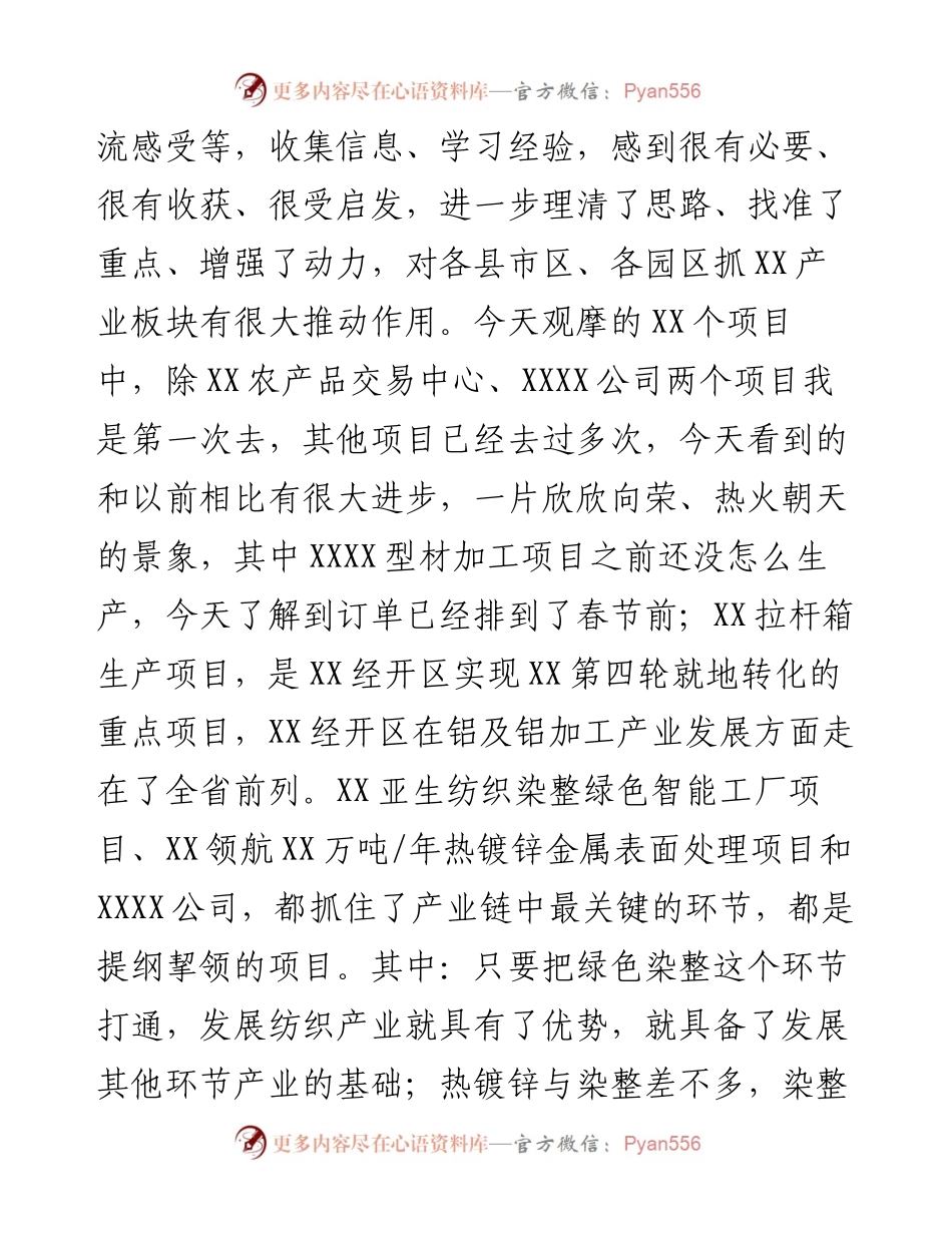 0227在全市XX产业板块项目现场观摩暨推进大会上的讲话.docx_第2页