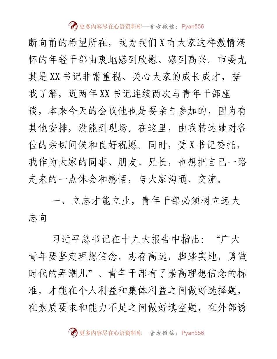 041102-在五四青年干部座谈会上的讲话.docx_第2页