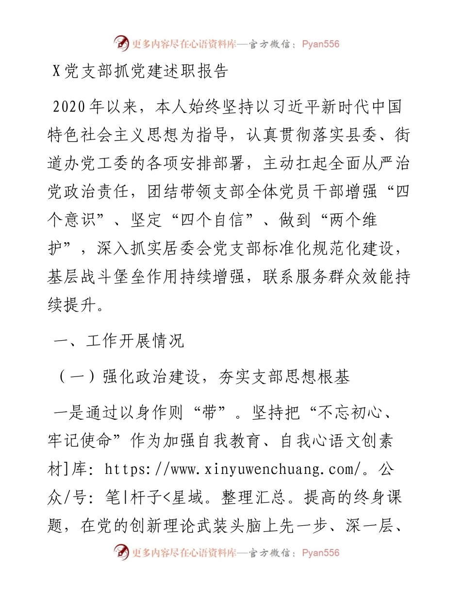 0210X党支部抓党建述职报告.docx_第1页