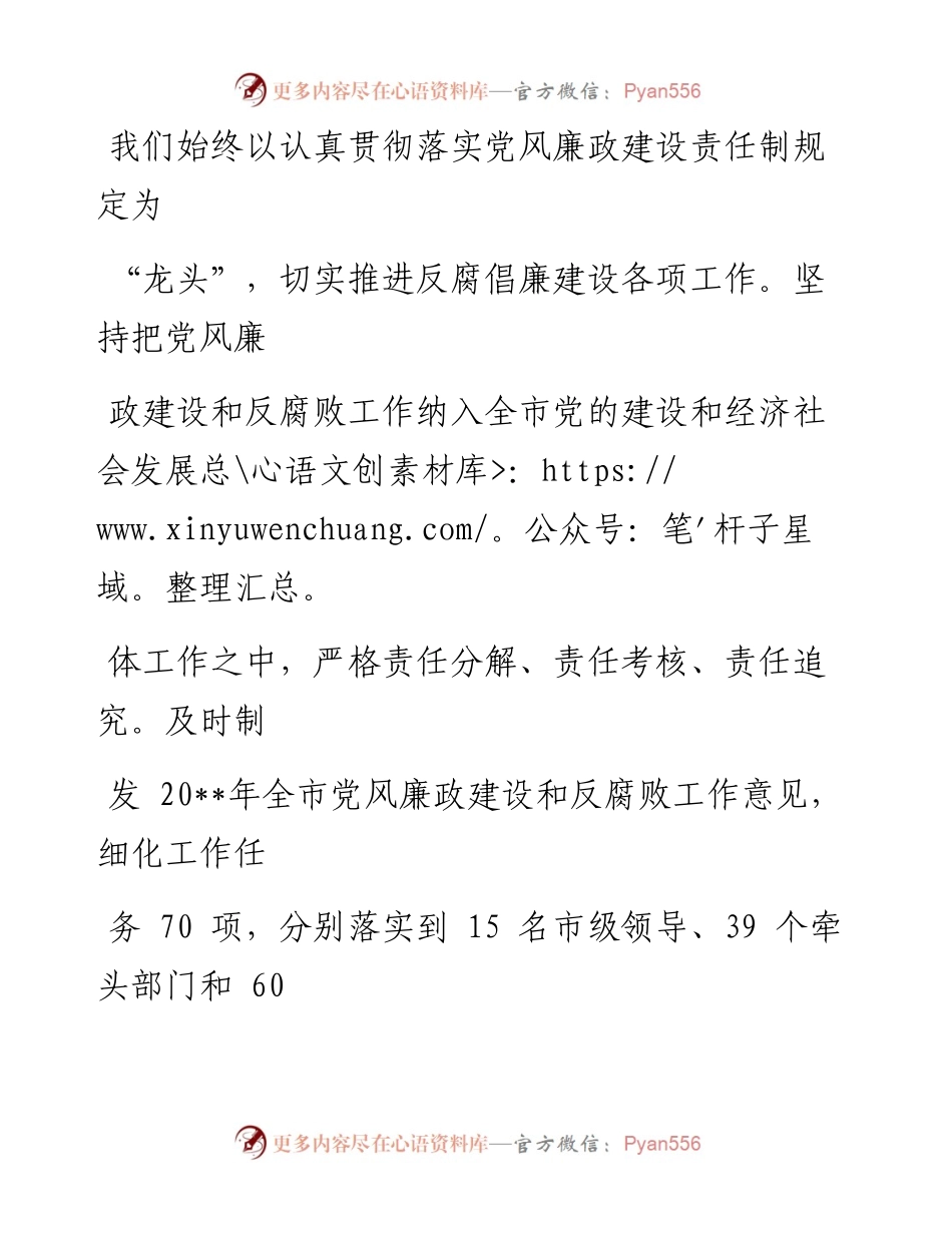 0713市党政领导班子履行党风廉政建设情况汇报.docx_第2页