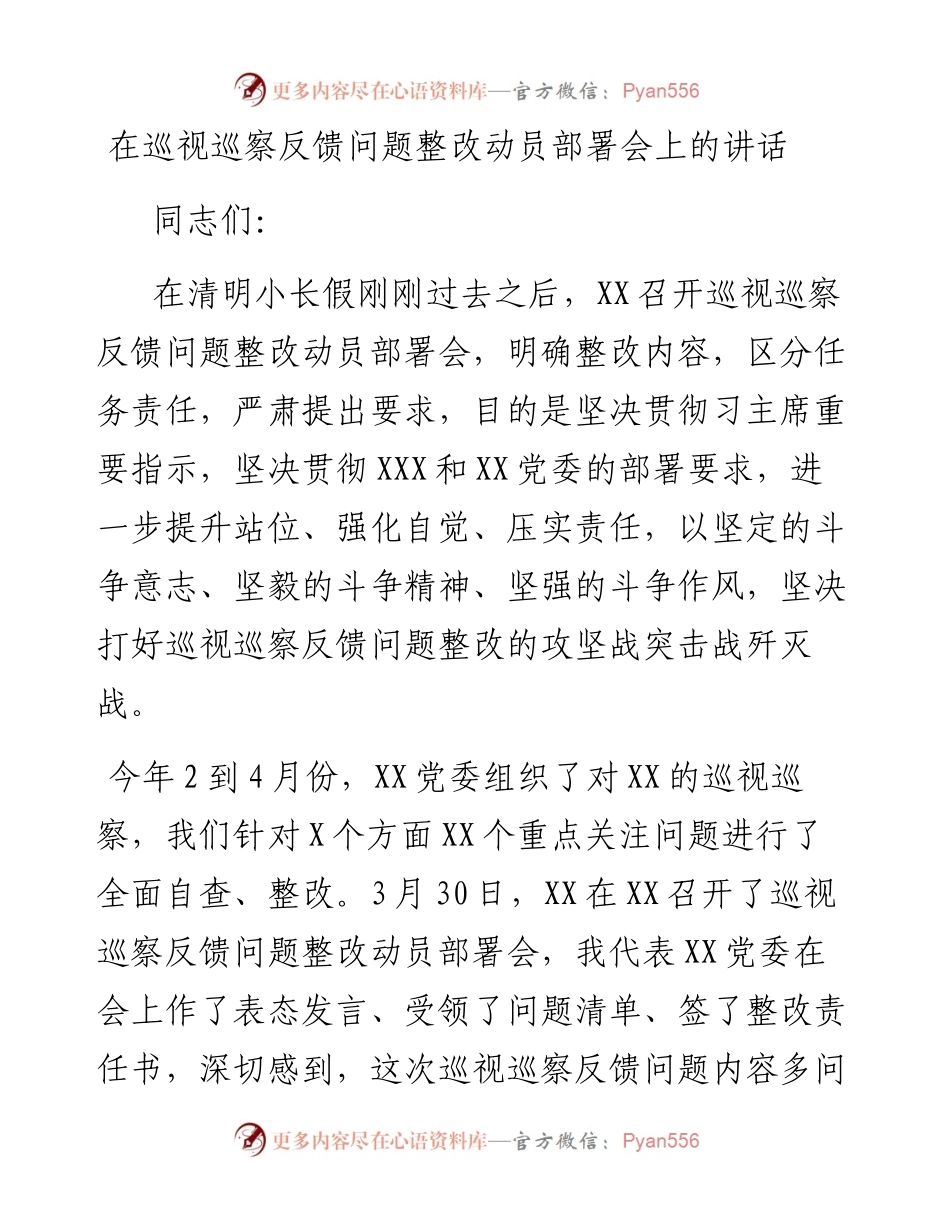 041309巡视巡查整改相关材料.docx_第1页