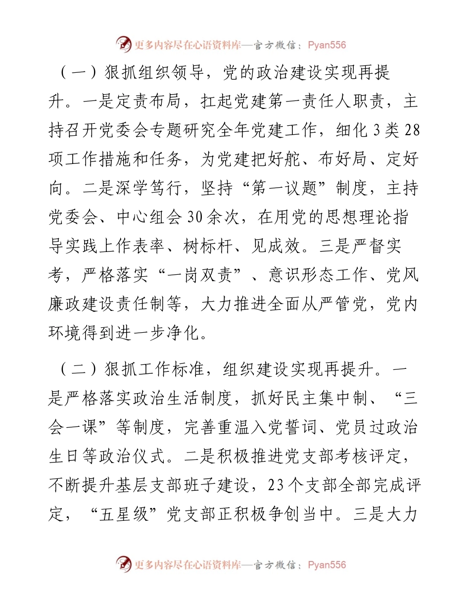 030437：局长党建工作述职报告.docx_第2页