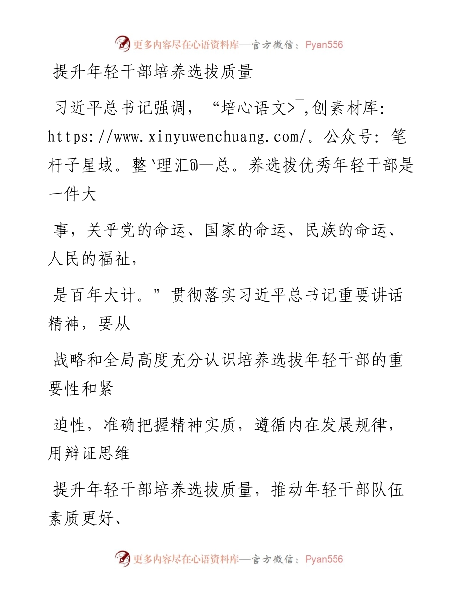 0605提升年轻干部培养选拔质量_1.docx_第1页