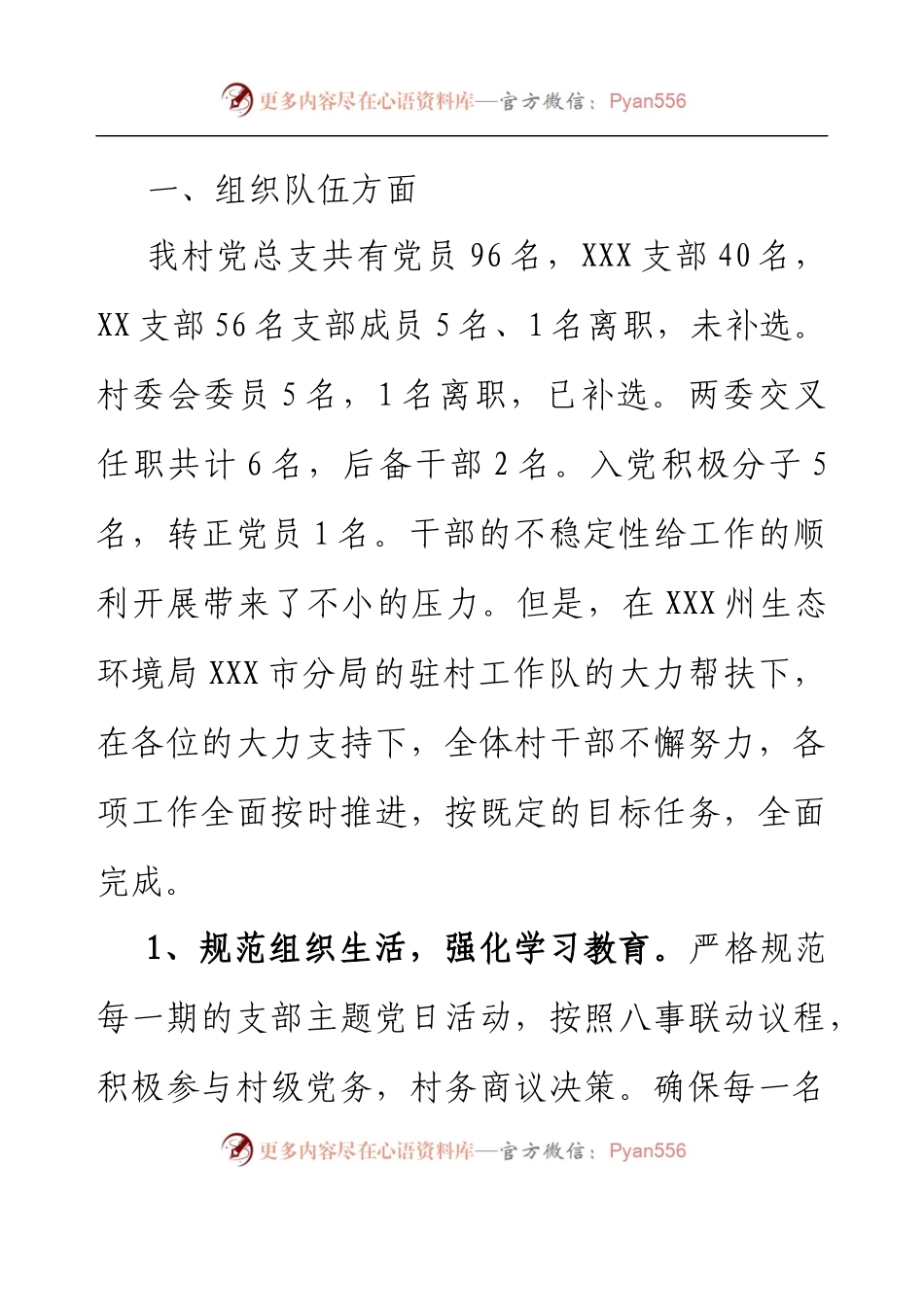 XX村2022年党务、村务工作报告.docx_第2页