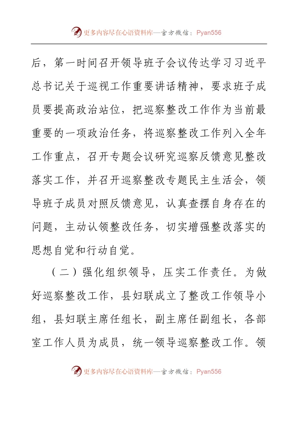 XX县妇联支部委员会关于巡察整改阶段性进展情况的报告.docx_第2页