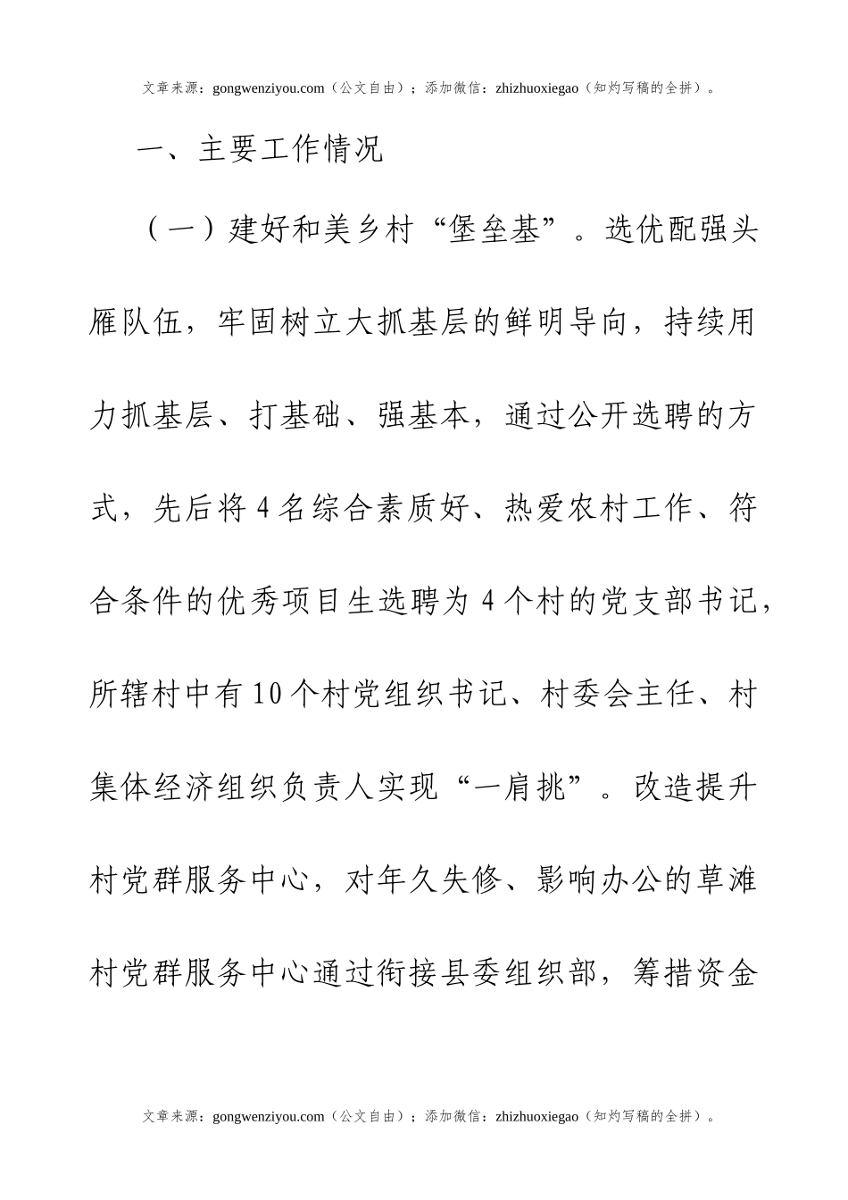 乡镇2024年度抓党建促乡村振兴工作总结.docx_第2页