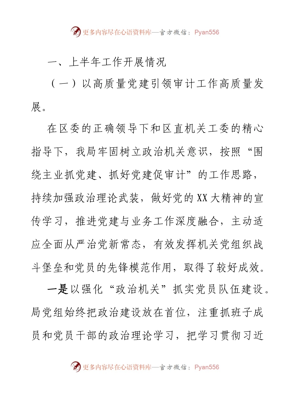 2023年上半年工作总结及下半年工作计划（审计局）.docx_第2页