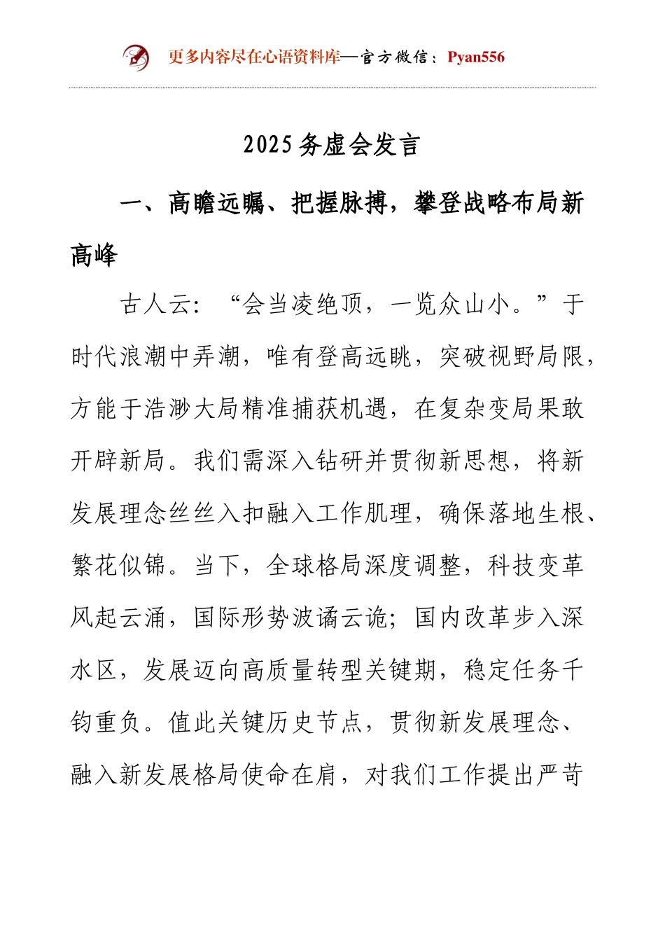 2025务虚会发言.docx_第1页