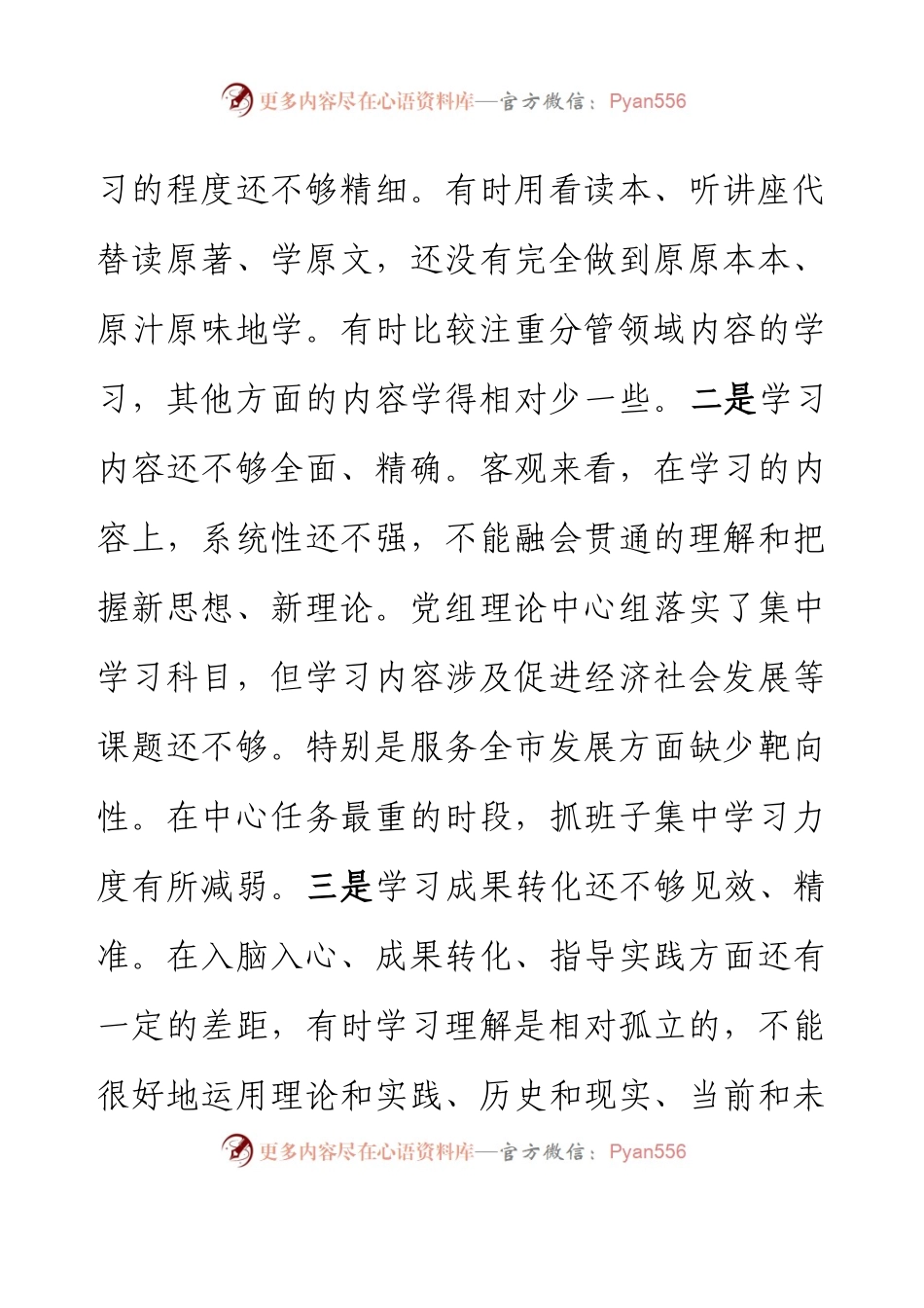 2023年市政府办公室党组主题教育民主生活会领导班子对照检查材料.docx_第2页