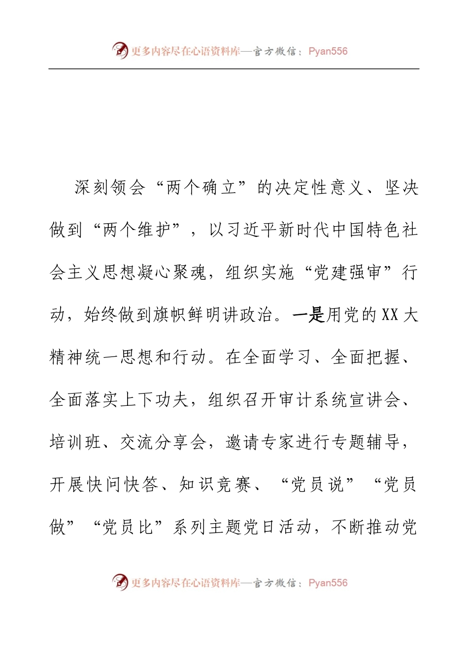2023年县审计局党建工作计划.docx_第2页