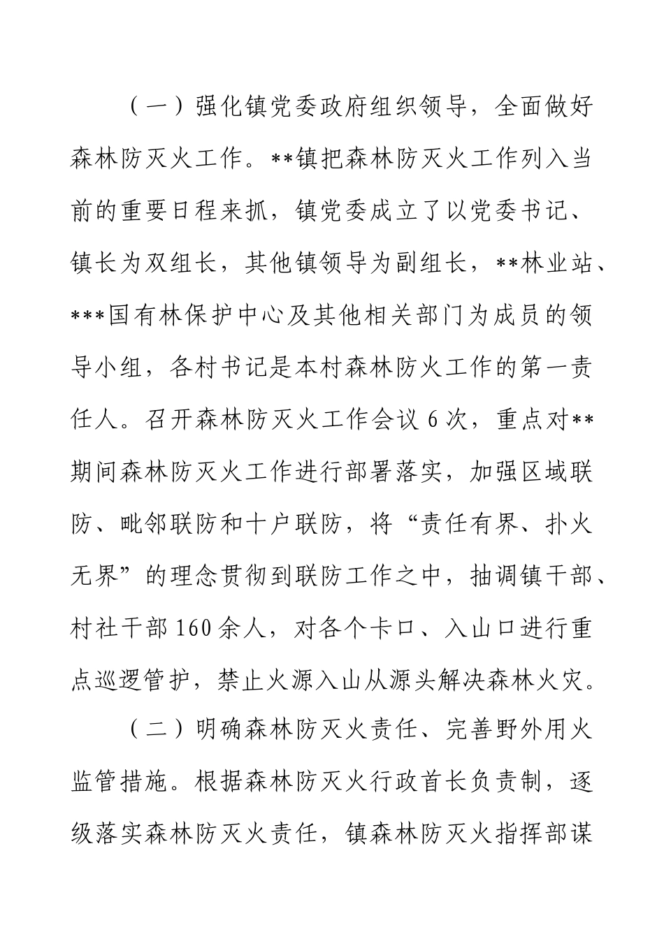 乡镇森林防灭火工作汇报.docx_第2页