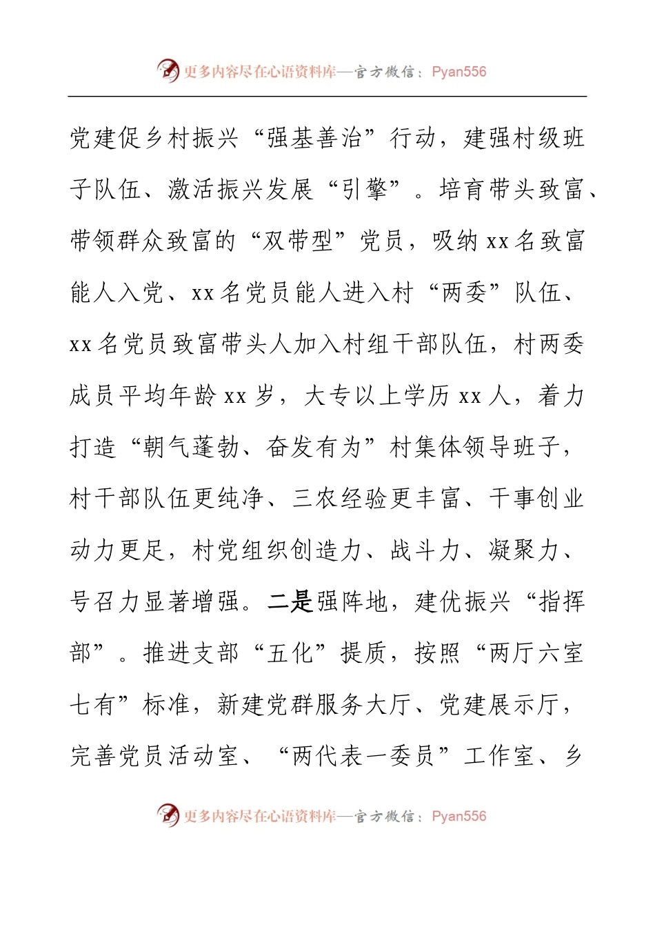 xx镇xx村2022年度党建引领乡村振兴工作纪实.docx_第2页