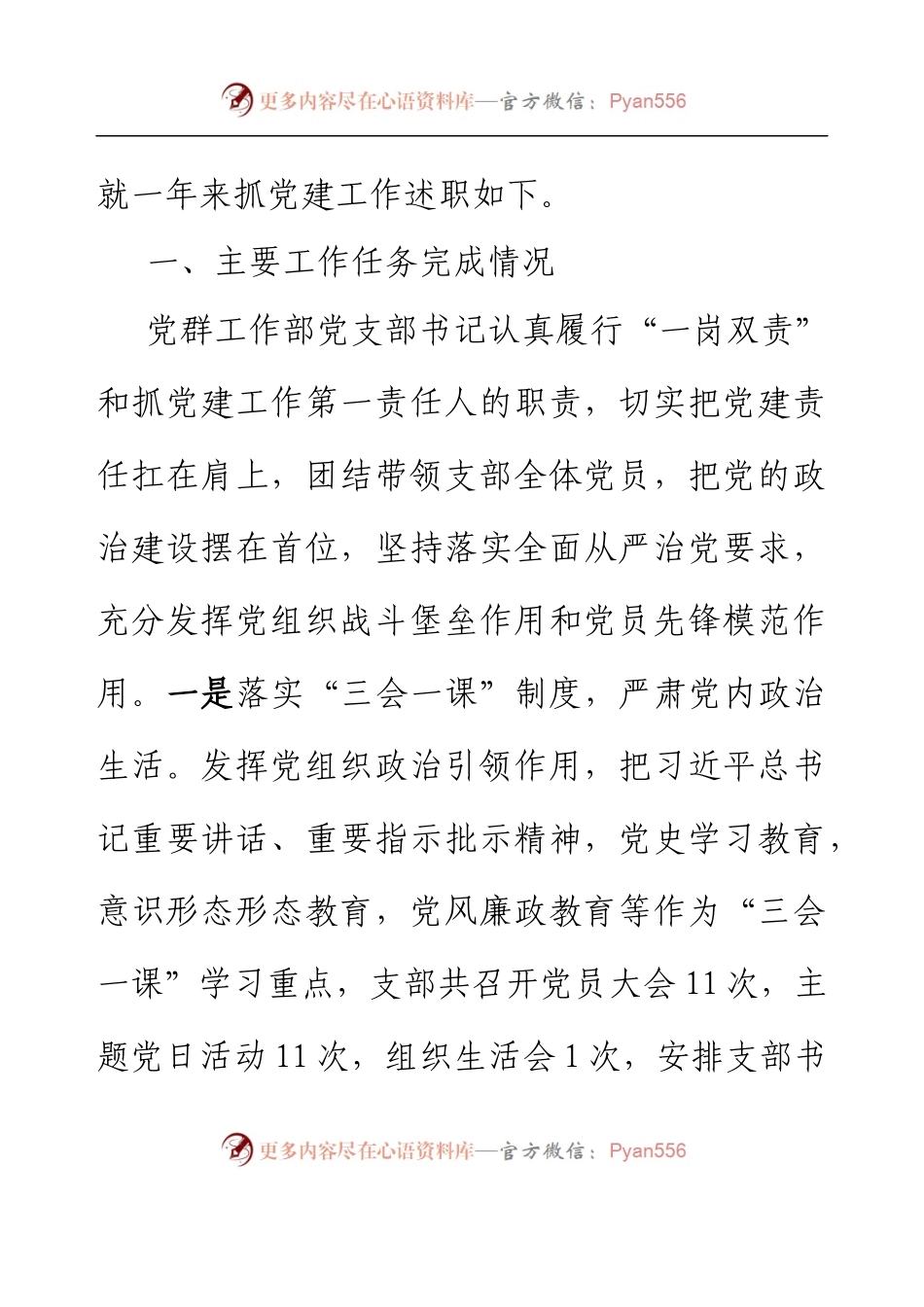 2022年党支部书记抓党建工作述职报告.docx_第2页