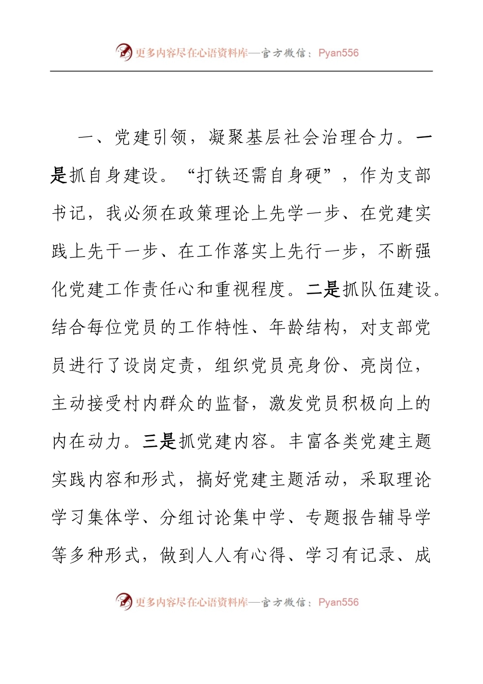 XX村书记在三级干部会议表态发言.docx_第2页