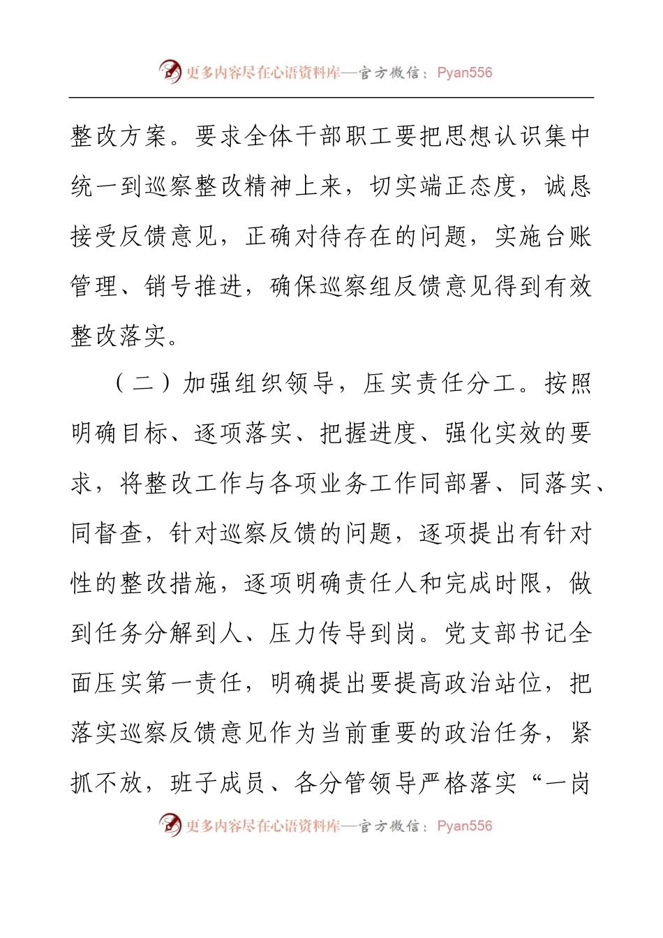 XX县档案馆支部巡察反馈意见整改情况报告.docx_第2页