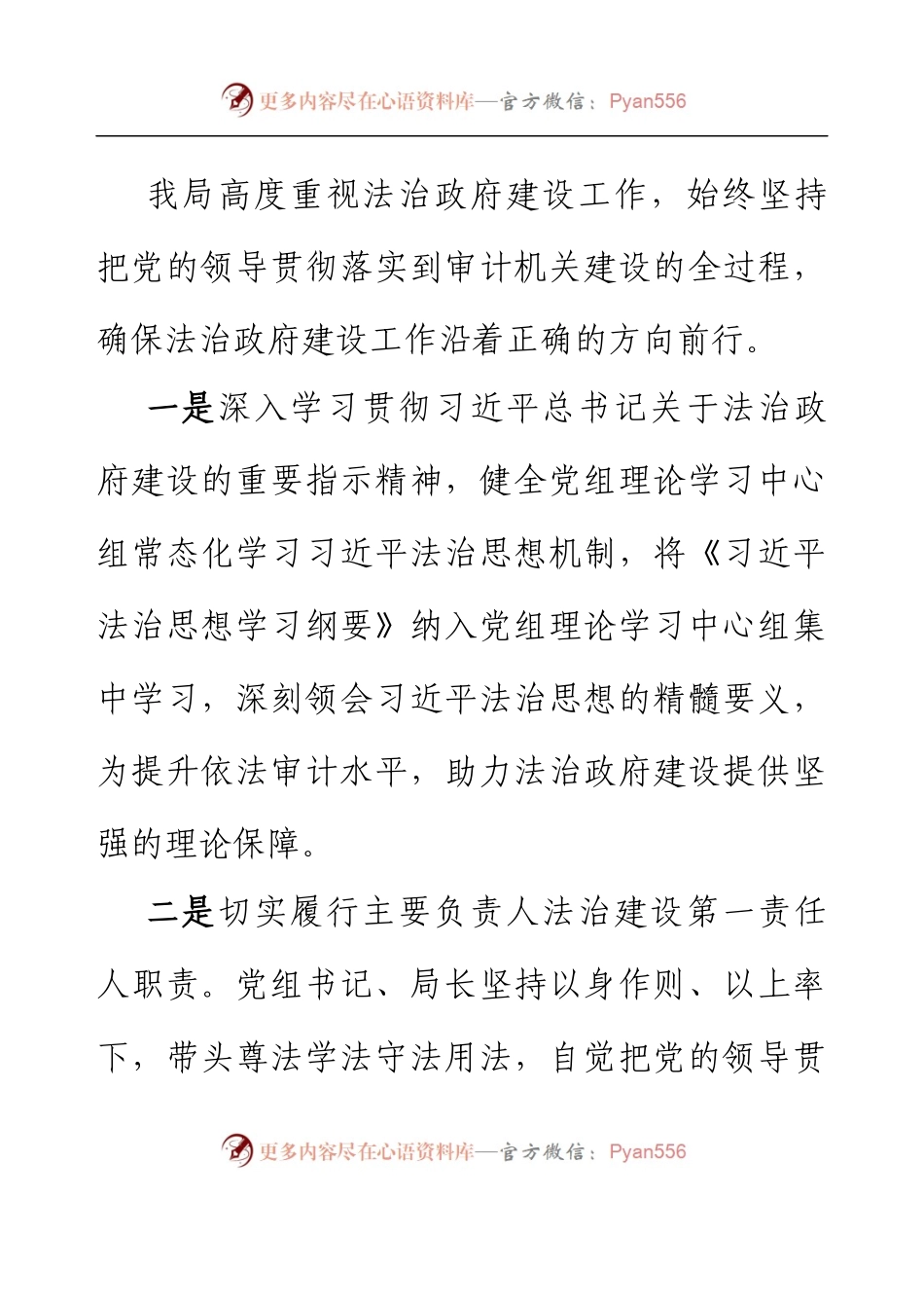 XX市审计局2022年法治政府建设工作自查报告.docx_第2页