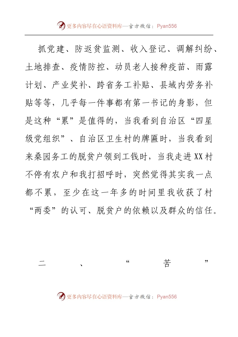 XX村第一书记在2023年XX市驻村工作队座谈会上的交流发言.docx_第2页