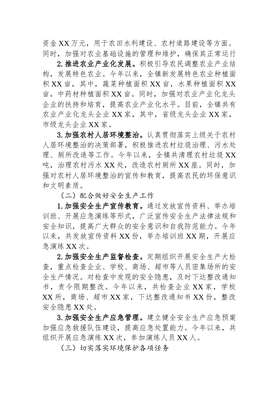 乡镇副镇长2024年述职报告.docx_第2页