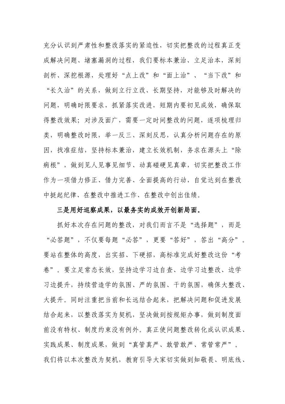 巡察整改会表态发言.docx_第2页