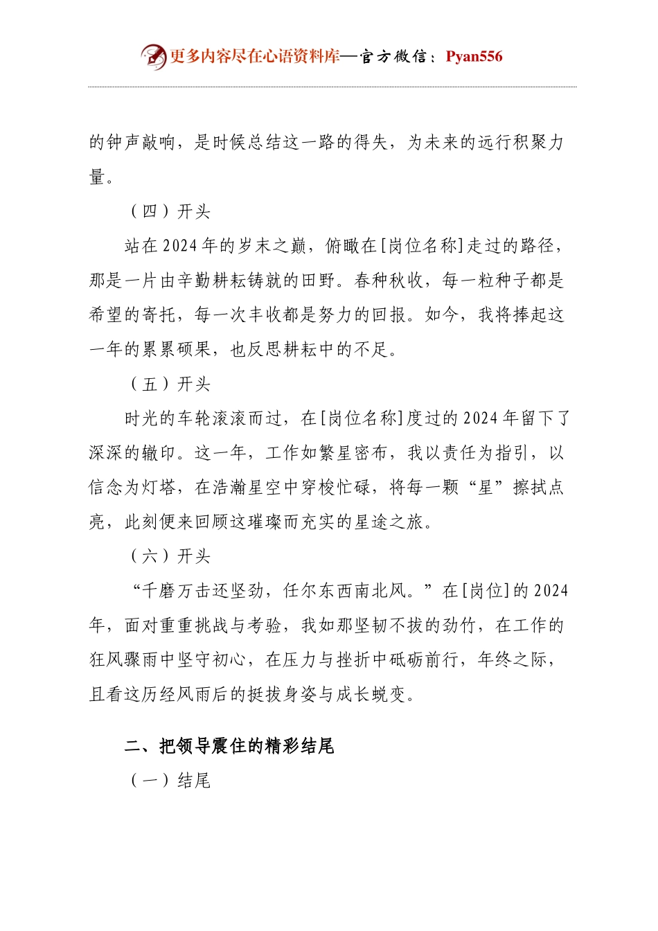 惊艳全场的年终总结精彩开头、结尾、领导青睐之精选词汇与用法。.docx_第2页