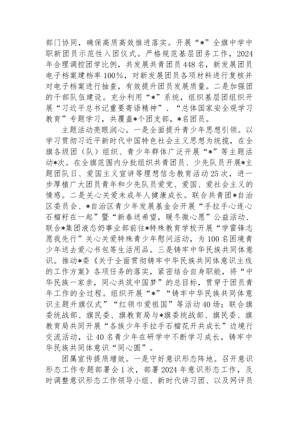 共青团2024年度工作总结 .docx_第2页