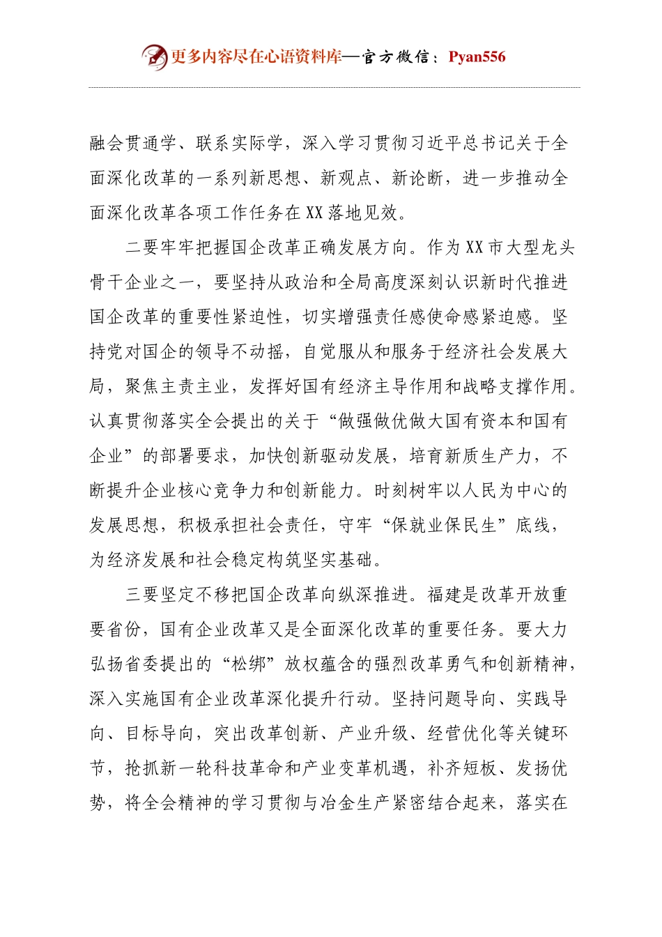 国企党委理论学习中心组巡听旁听点评.docx_第2页