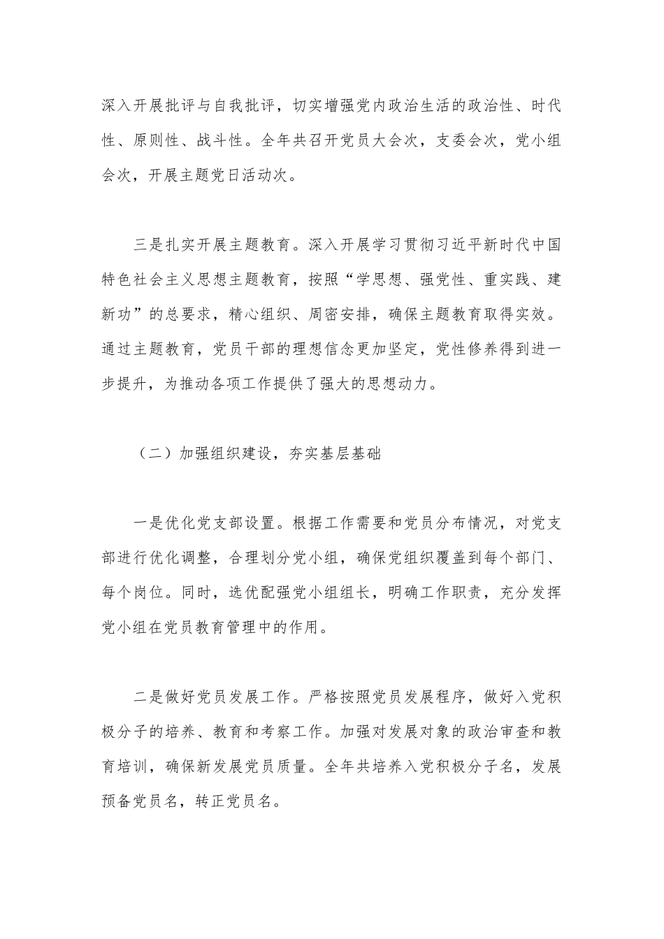 2024年度党支部书记述职报告.docx_第2页