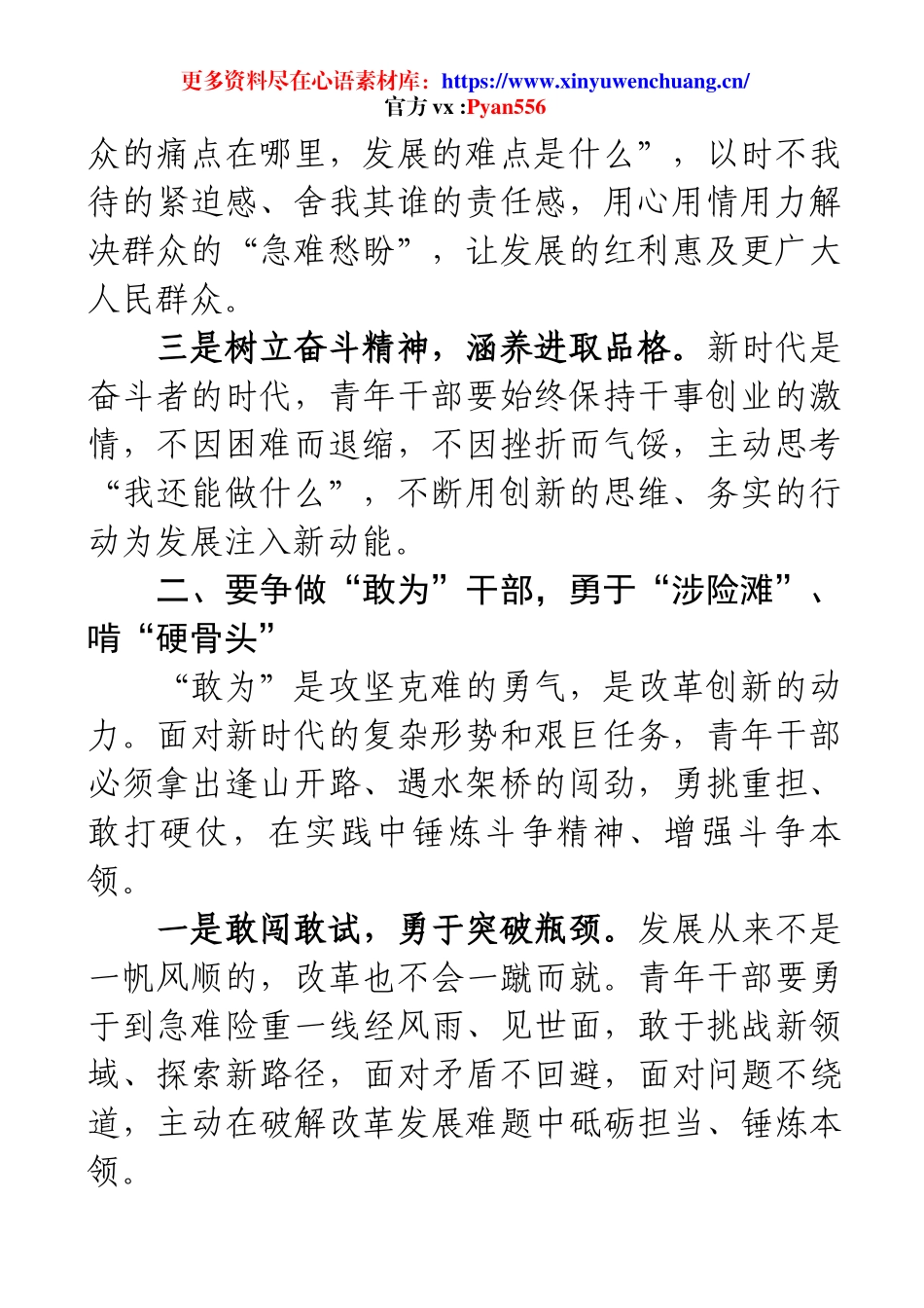 在2025年青年干部座谈会上的讲话提纲.docx_第2页