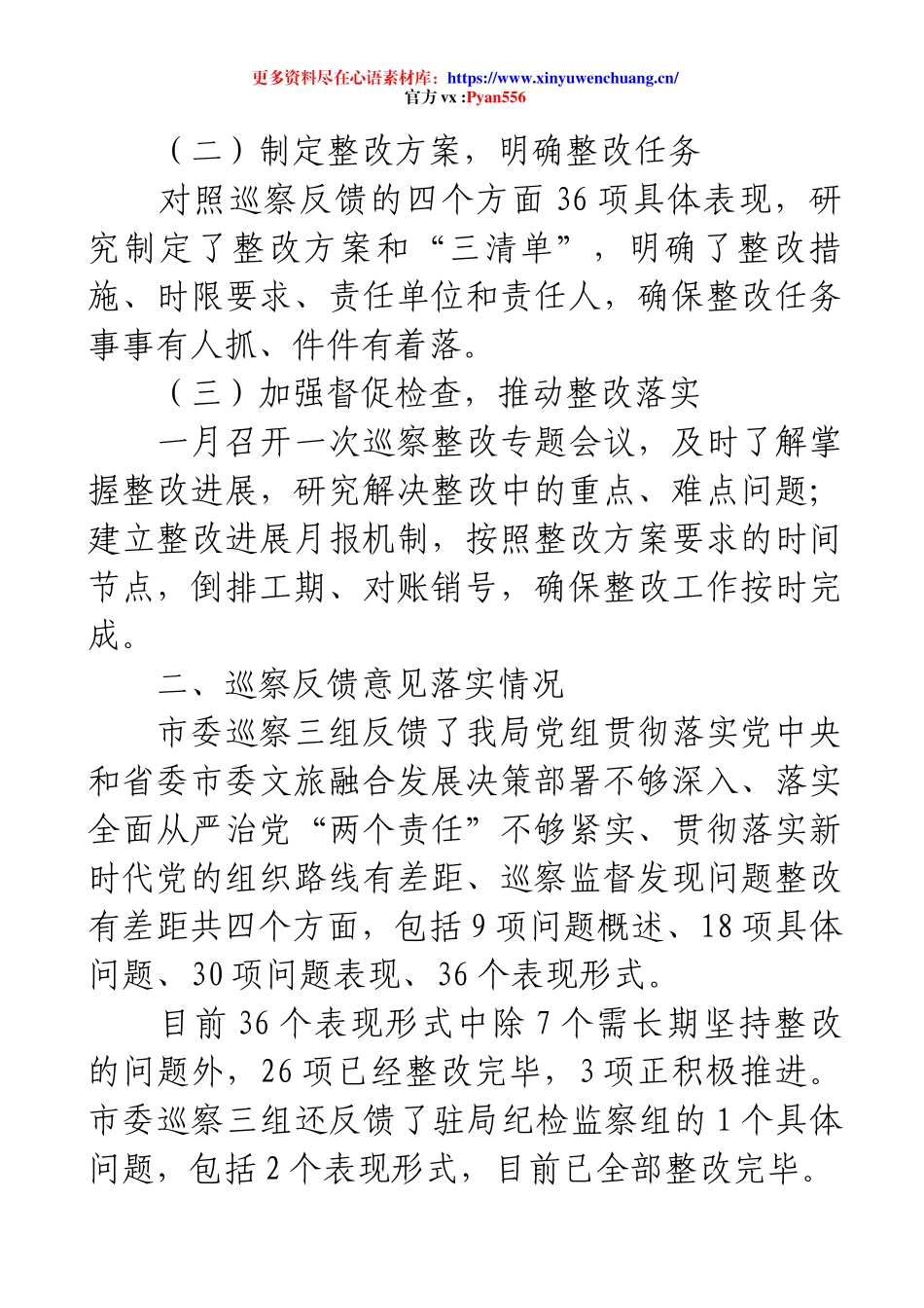 旅游局党组巡察整改情况报告.docx_第2页