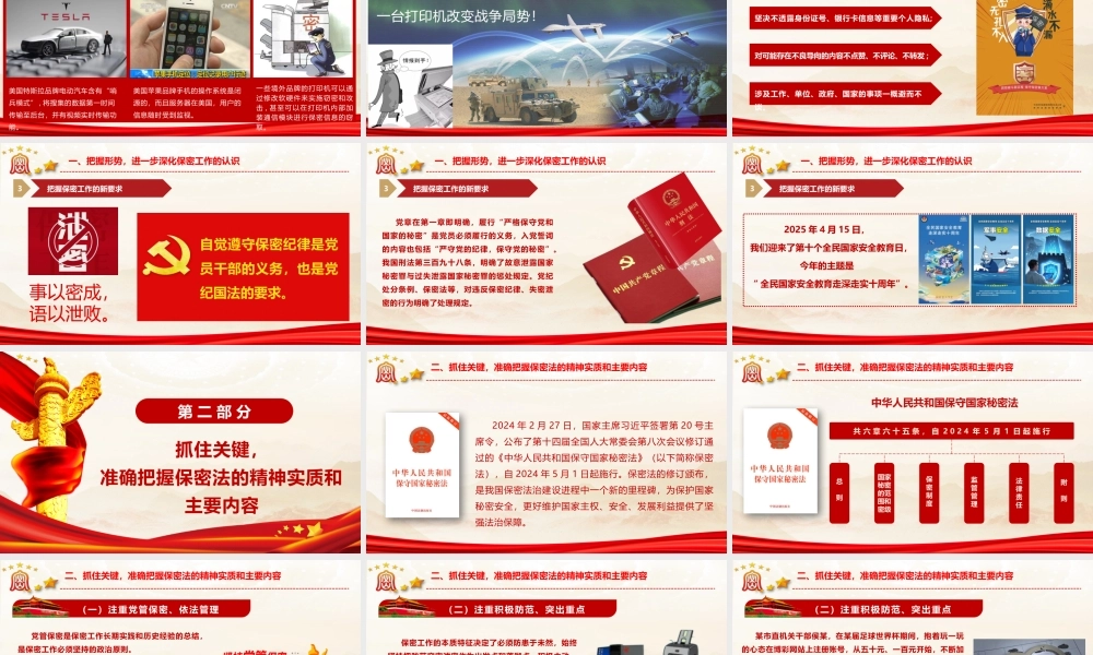 保密专题教育课件：绷紧保密之弦，守护国家之密.pptx
