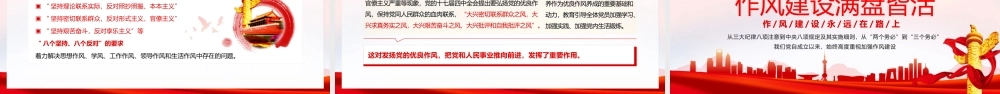学习教育专题课件《作风建设永远在路上——党史上的作风建设》.pptx