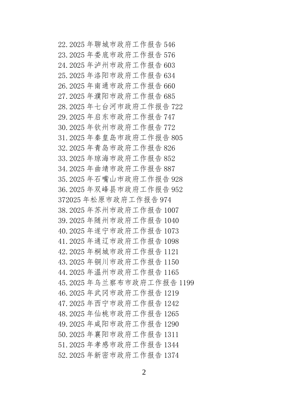 2025年市政府工作报告汇编(68篇).docx_第2页